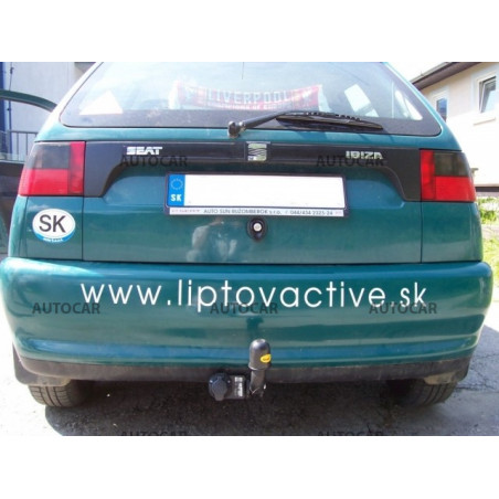 Ťažné zariadenie pre IBIZA - 3/5dv., GLX/GTI - skrutkový systém - od 1996/02 do 1999/08 Ťažné zariadenie pre IBIZA - 3/5dv., GLX/GTI - skrutkový systém - od 1996/02 do 1999/08