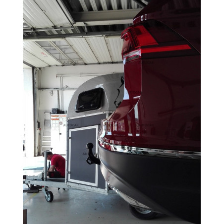 Ťažné zariadenie pre VW Tiguan - aut. vertikálny systém - od 2007/- Ťažné zariadenie pre VW Tiguan - aut. vertikálny systém - od 2007/-