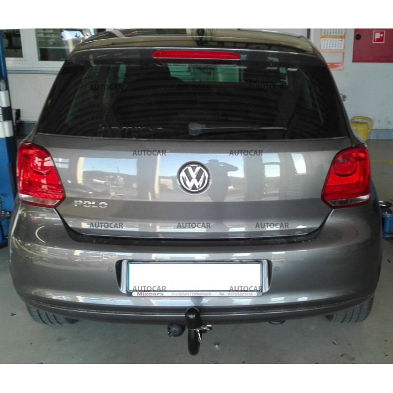 Tažné zařízení pro Volkswagen POLO V. - 3/5 dv. - odnímatelný vertikální bajonetový systém