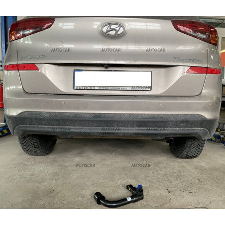 Tažné zařízení pro Hyundai TUSCON - odnímatelný vertikální bajonetový systém - od 2018 Tažné zařízení pro Hyundai TUSCON - odnímatelný vertikální bajonetový systém - od 2018