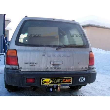 Ťažné zariadenie pre FORESTER - 5 dv. SPZ na naraz. (SF) - skrutkový systém - od 1997 do 2000 Ťažné zariadenie pre FORESTER - 5 dv. SPZ na naraz. (SF) - skrutkový systém - od 1997 do 2000