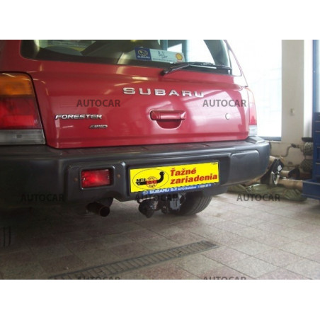 Ťažné zariadenie pre FORESTER - 5 dv. SPZ na naraz. (SF) - automatický systém - od 1997 do 2000 Ťažné zariadenie pre FORESTER - 5 dv. SPZ na naraz. (SF) - automatický systém - od 1997 do 2000
