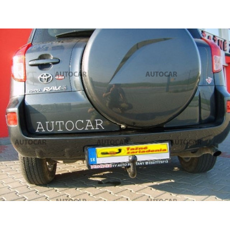 Ťažné zariadenie pre RAV 4 - 5 dv - s rezervným kolesom na zad. dv. - skrutkový systém - od 2006 do 2009 Ťažné zariadenie pre RAV 4 - 5 dv - s rezervným kolesom na zad. dv. - skrutkový systém - od 2006 do 2009