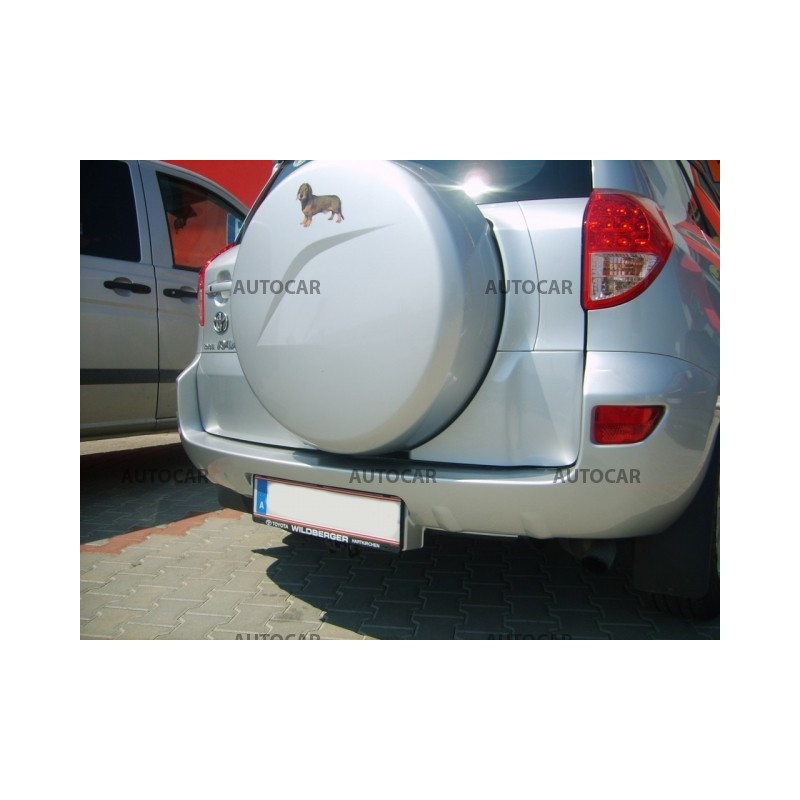 Ťažné zariadenie pre RAV 4 - 5 dv - s rezervným kolesom na zad. dv. - automatický systém - od 2006 do 2009