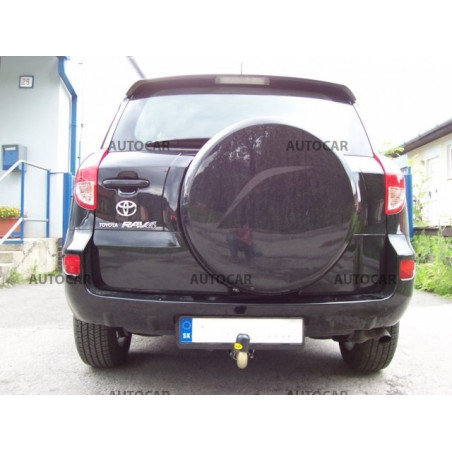 Ťažné zariadenie pre RAV 4 - 5 dv - s rezervným kolesom na zad. dv. - automatický systém - od 2006 do 2009 Ťažné zariadenie pre RAV 4 - 5 dv - s rezervným kolesom na zad. dv. - automatický systém - od 2006 do 2009