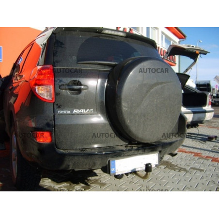 Ťažné zariadenie pre RAV 4 - 5 dv. s rezerv. kolesom na zadnych dverach - automatický systém - od 2009 do Ťažné zariadenie pre RAV 4 - 5 dv. s rezerv. kolesom na zadnych dverach - automatický systém - od 2009 do