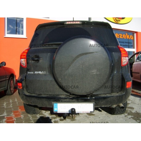 Ťažné zariadenie pre RAV 4 - 5 dv. s rezerv. kolesom na zadnych dverach - automatický systém - od 2009 do Ťažné zariadenie pre RAV 4 - 5 dv. s rezerv. kolesom na zadnych dverach - automatický systém - od 2009 do