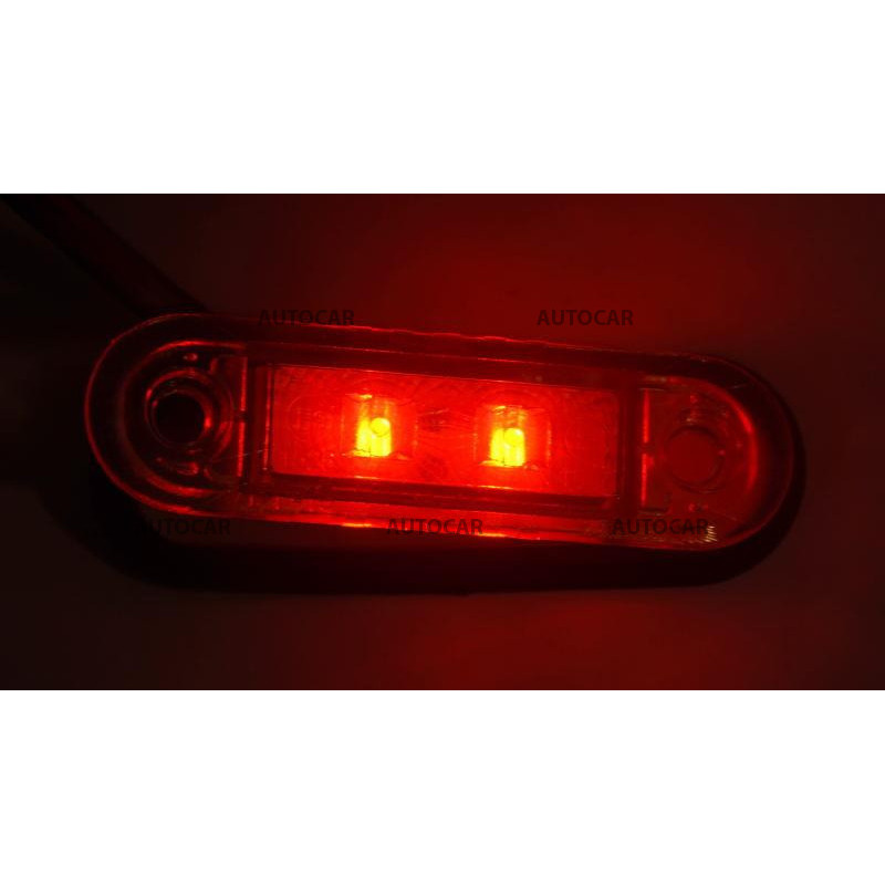 Obrysové svetlo LED červené