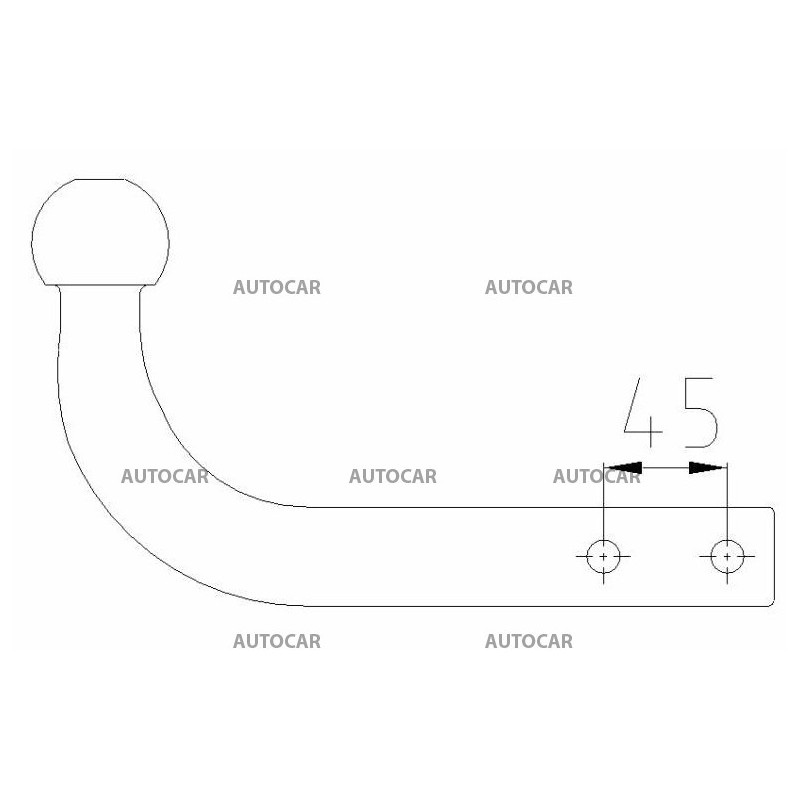 Guľa pre skrutkové ťažné zariadenie - AUTO-HAK