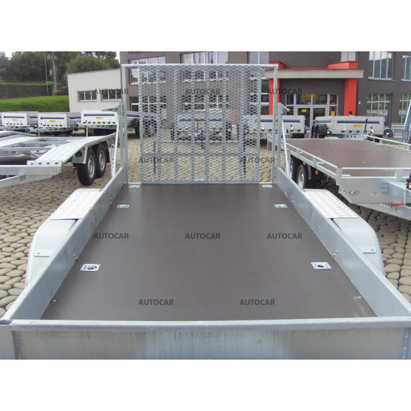 Prívesný vozík B2032HTP na prepravu stavebných strojov