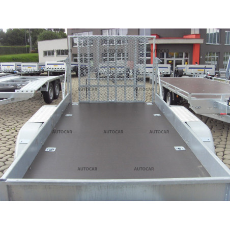 Prívesný vozík B2032HTP na prepravu stavebných strojov