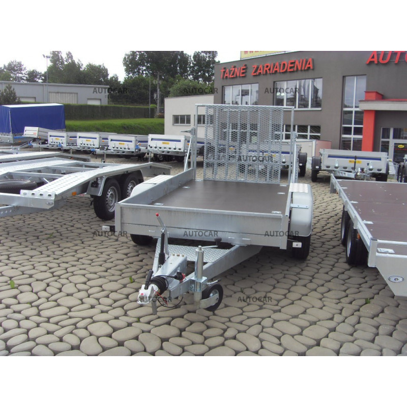 Prívesný vozík B2032HTP na prepravu stavebných strojov