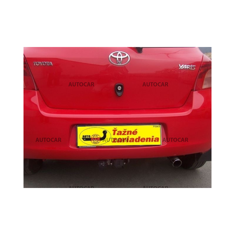 Tažné zařízení pro Toyota YARIS - P90 - 3/5 dv. - odnímatelný bajonetový systém
