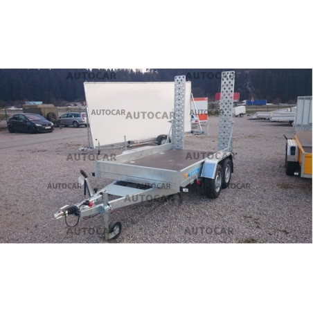 Prívesný vozík B2032HTP na prepravu stavebných strojov