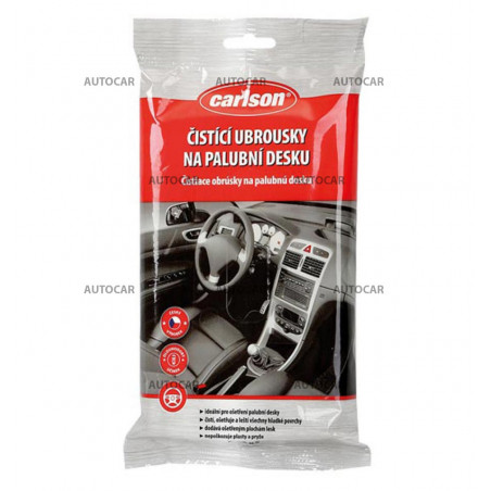 Čistící ubrousky na palubní desku - Carlson 26 ks balení Čistící ubrousky na palubní desku - Carlson 26 ks balení