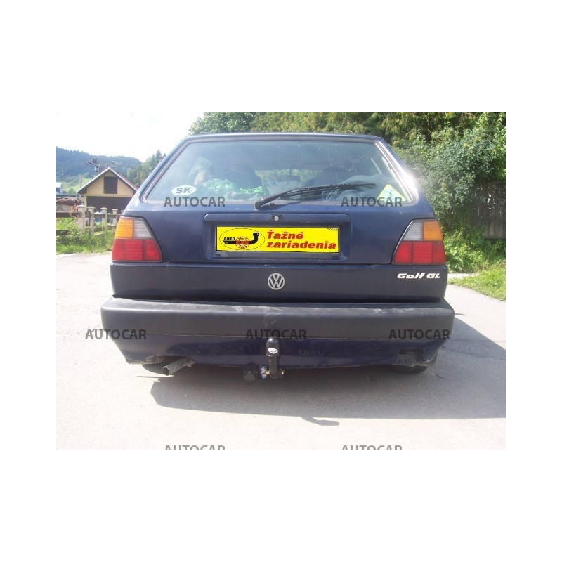Tažné zařízení pro Volkswagen GOLF II. - široký nárazník - šroubový systém