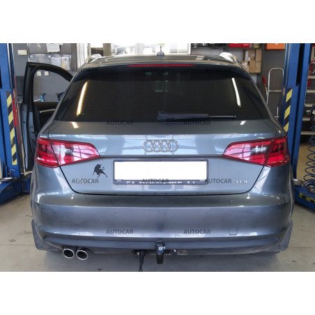 Tažné zařízení pro AUDI A3 - odnímatelný vertikální bajonetový systém Tažné zařízení pro AUDI A3 - odnímatelný vertikální bajonetový systém