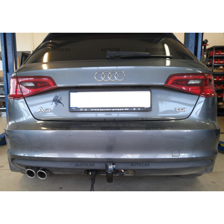 Tažné zařízení pro AUDI A3 - odnímatelný vertikální bajonetový systém Tažné zařízení pro AUDI A3 - odnímatelný vertikální bajonetový systém