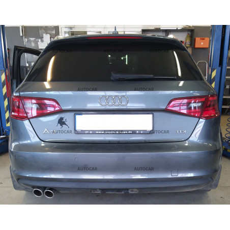 Tažné zařízení pro AUDI A3 - odnímatelný vertikální bajonetový systém Tažné zařízení pro AUDI A3 - odnímatelný vertikální bajonetový systém