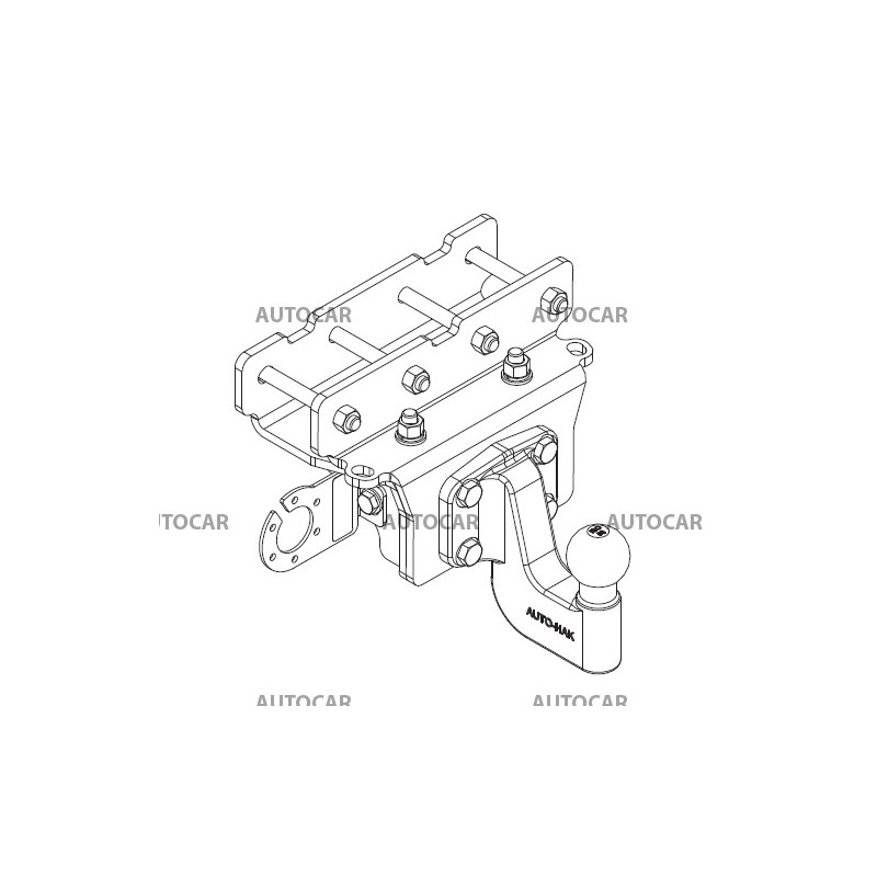 Tažné zařízení pro Jeep GLADIATOR - šroubový systém