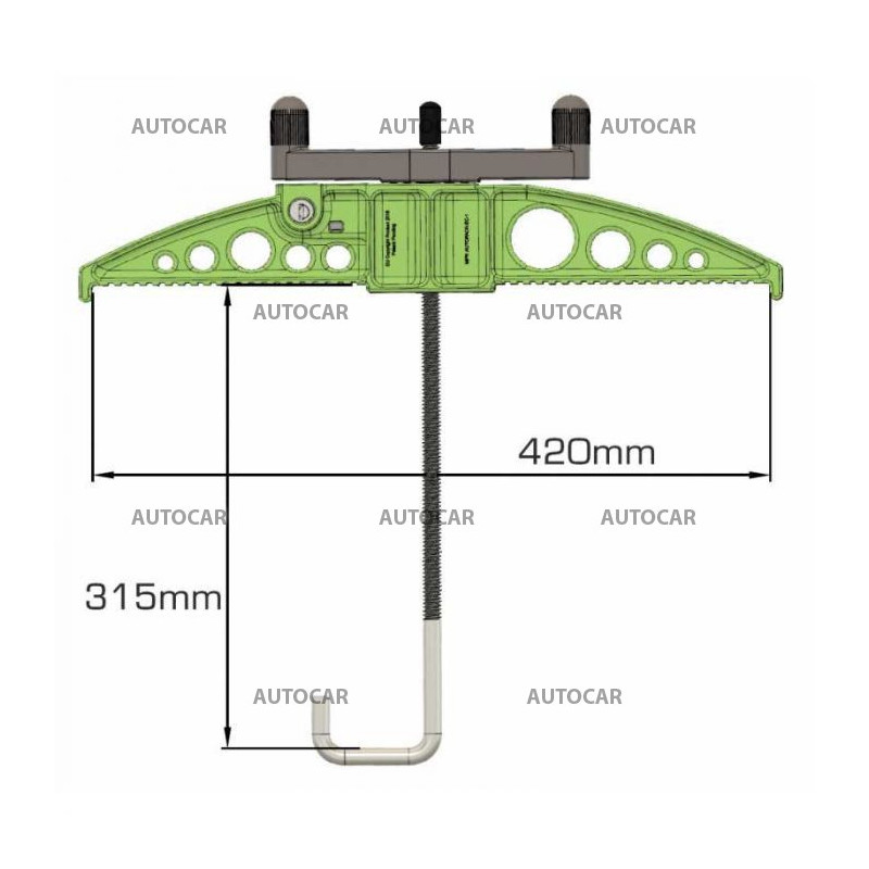 Držák žebříku AutoRack Easy Clamp Wide