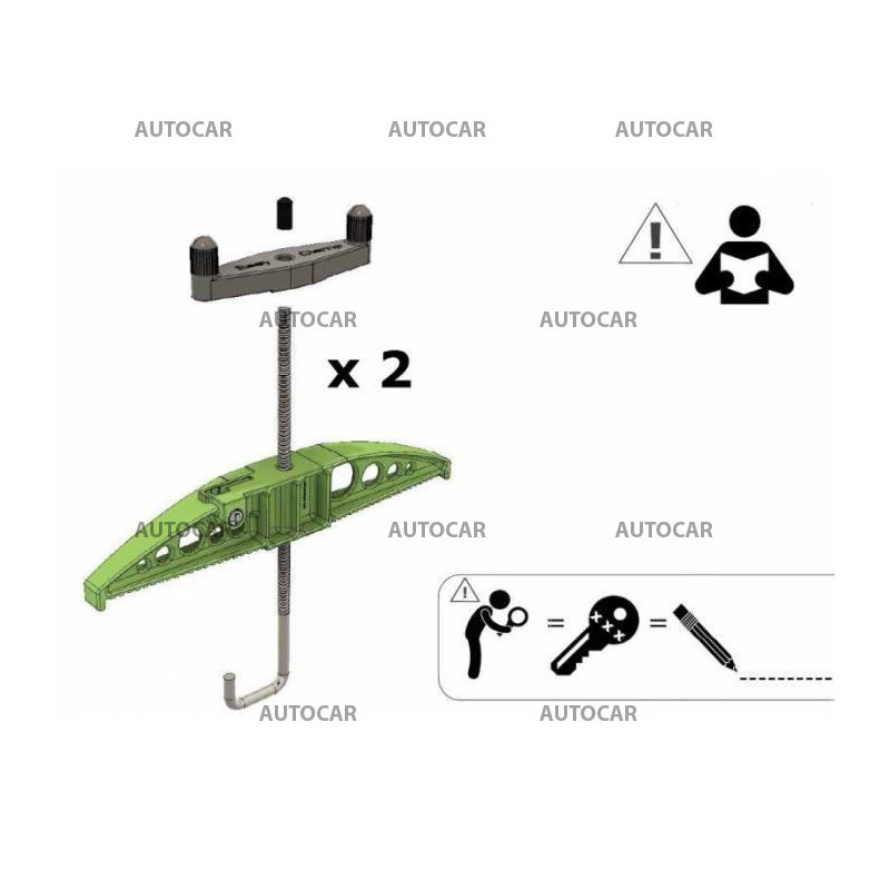 Držák žebříku AutoRack Easy Clamp Wide