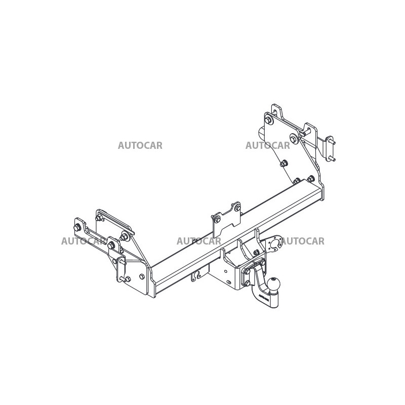 Tažné zařízení pro Dodge RAM 1500 - DS - šroubový systém