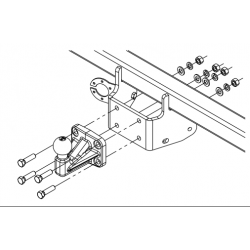 Tažné zařízení pro Citroen JUMPER - Dodávka L4, L5 - šroubový systém