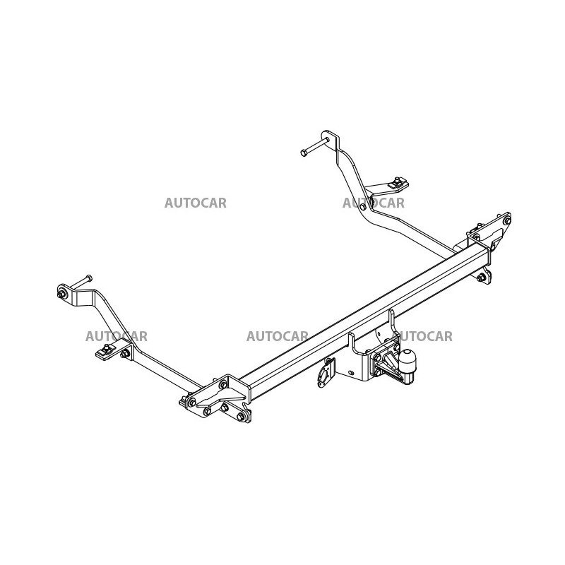 Tažné zařízení pro Citroen JUMPER - Dodávka L4, L5 - šroubový systém