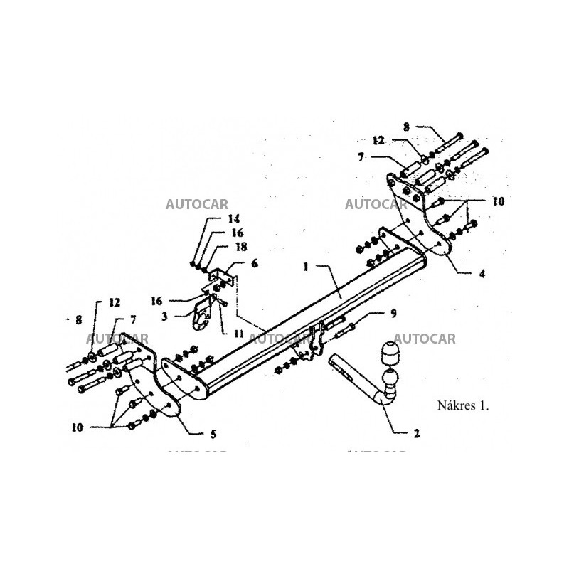Ťažné zariadenie pre XC 90 - 5 dv. - automatický systém - od 2002 do 