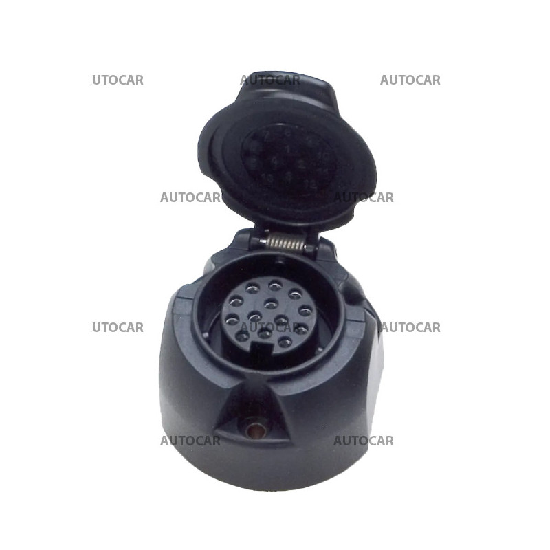 Zásuvka 13P / 12V s mikrospínačem