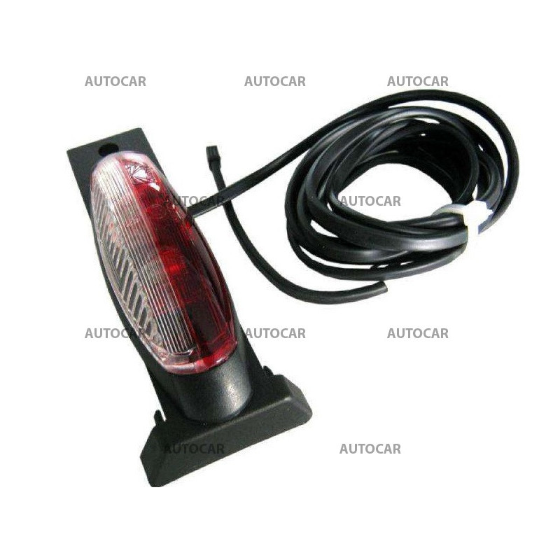 Obrysové světlo Böckmann - bílá / červená