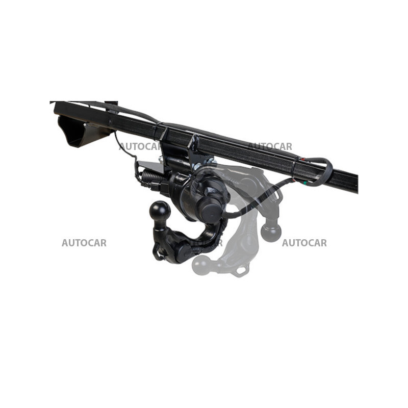 Tažné zařízení pro Hyundai TUCSON - elektricky sklopné s 13-PIN elektroinstalací