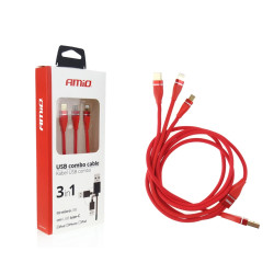 USB kabel pre telefon 3v1