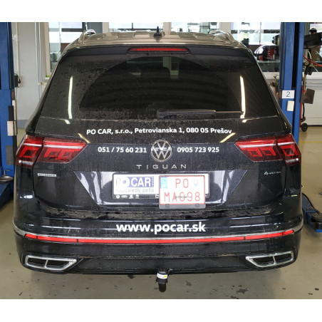 Tažné zařízení pro Volkswagen TIGUAN - odnímatelný vertikální bajonetový systém Tažné zařízení pro Volkswagen TIGUAN - odnímatelný vertikální bajonetový systém