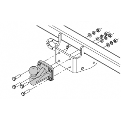 Tažné zařízení pro Toyota PROACE MAX - Dodávka L2, L3 - šroubový systém