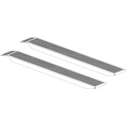 Hliníkové nájezdové lyžiny...