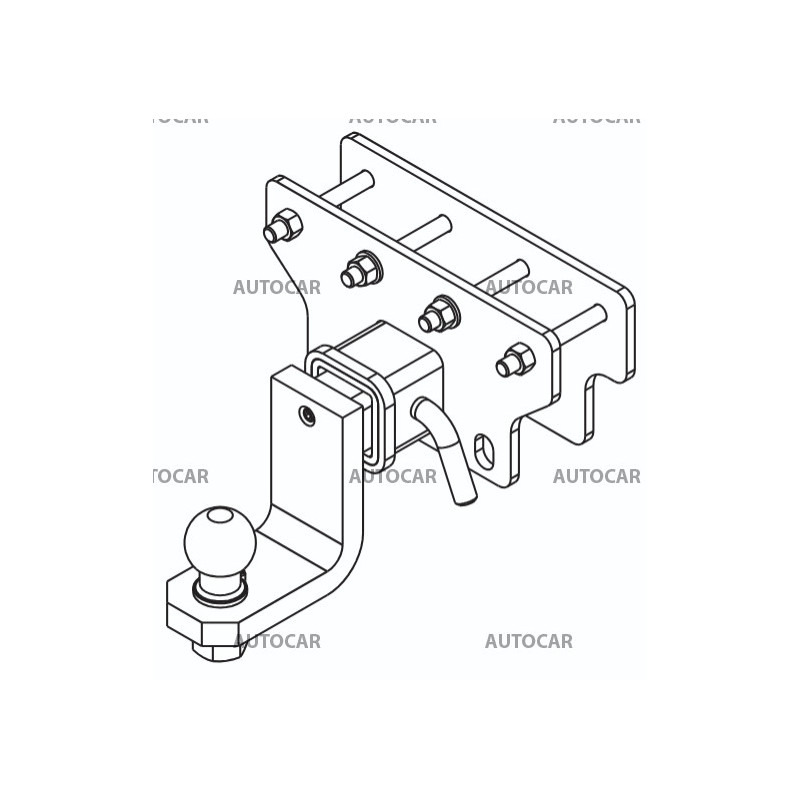 Tažné zařízení pro Jeep GLADIATOR - s americkou koulí