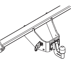 Tažné zařízení pro Toyota HILUX - AN110/AN120/AN130 - šroubový systém