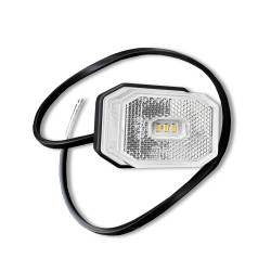 Obrysová LED lampa bílá