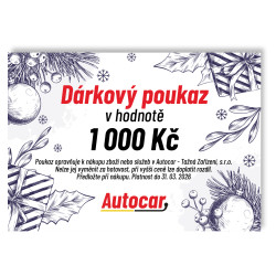 Dárkový poukaz v hodnotě 1...