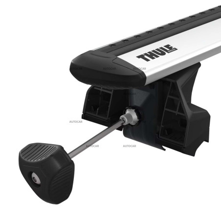 Střešní nosič THULE s přesahem – hliníkový, Audi e-tron Sportback 5dr SUV (2020–2023)