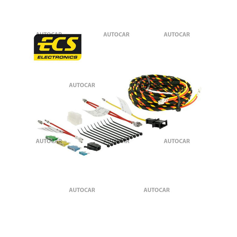 Trvalé napájení a nabíjení 12V k 13-pólovým elektroinstalacím E.C.S. pro VW GROUP