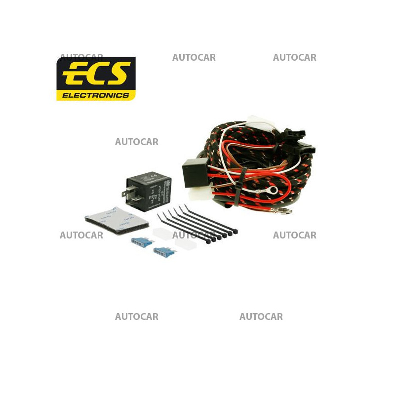 Trvalé napájení a nabíjení 12V k 13-pólovým elektroinstalacím E.C.S.