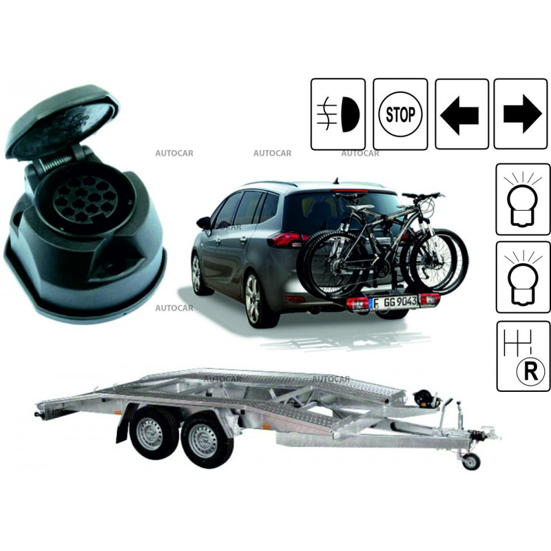 13/8 PIN typová elektroinstalace pro tažné zařízení - OMODA / JAECOO