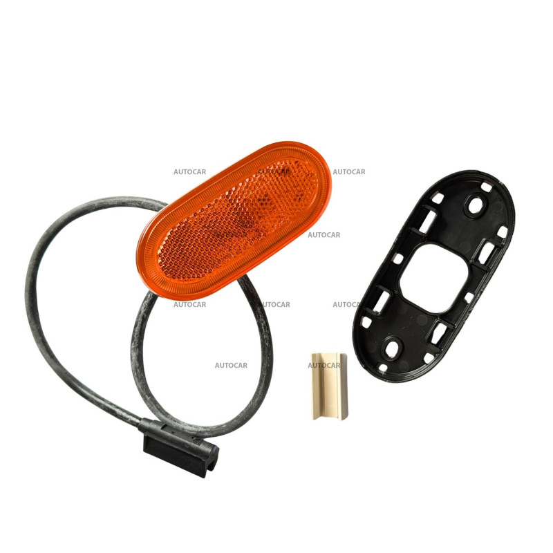 LED poziční světlo WAS žluté 12/24V – kabel 0,5m