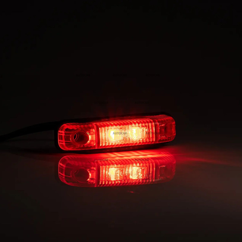 Lampa obrysová LED červená