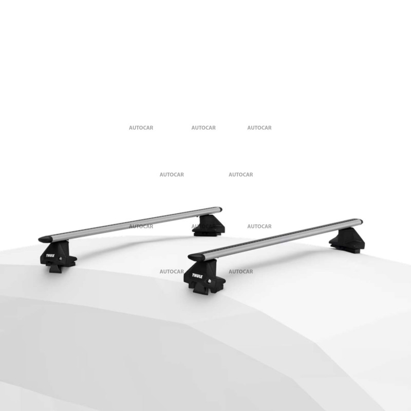 Střešní nosič THULE WingBar Evo pro Mazda 3 sedan (2014 – 2018) – Holá střecha