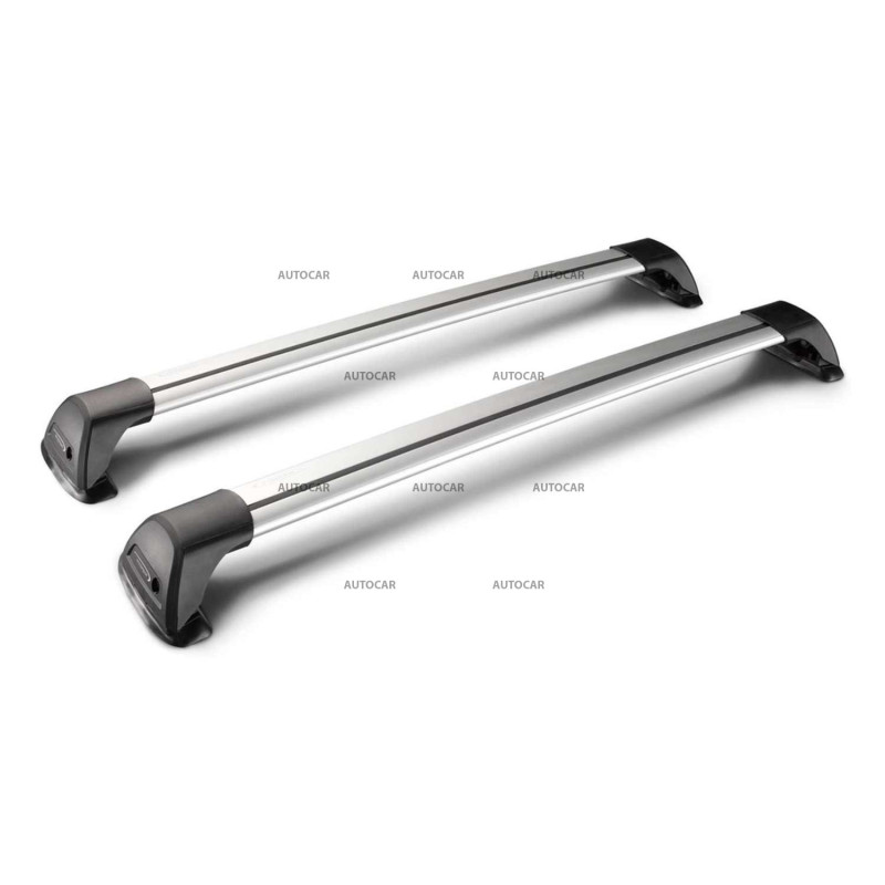 Střešní nosič Yakima FlushBar pro Mazda 2 Hatchback (2002 – 2006) – holá střecha