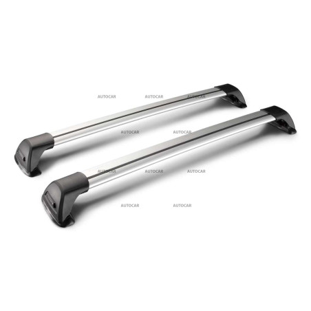 Střešní nosič Yakima FlushBar pro Mazda 2 Hatchback (2002 – 2006) – holá střecha